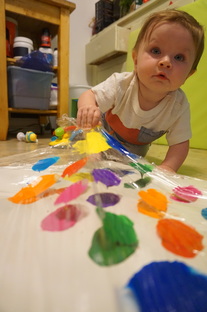 Developmental Activities For 8 Month Old Babies: Body Painting